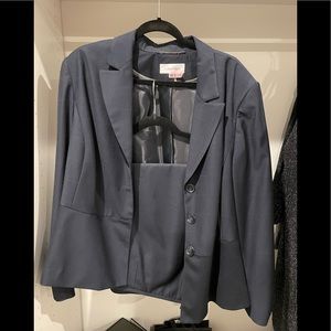 Calvin Klein suit jacket with skirt 22w